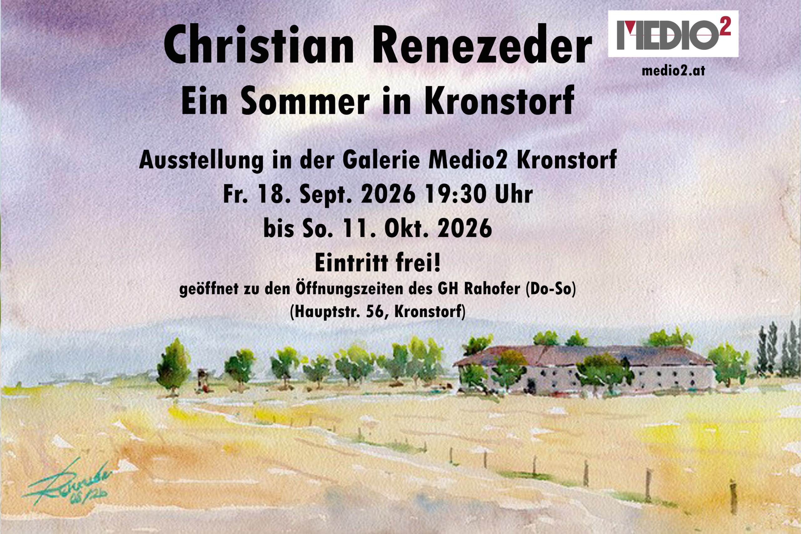 Ausstellung: Christian Renezeder – Fine Art